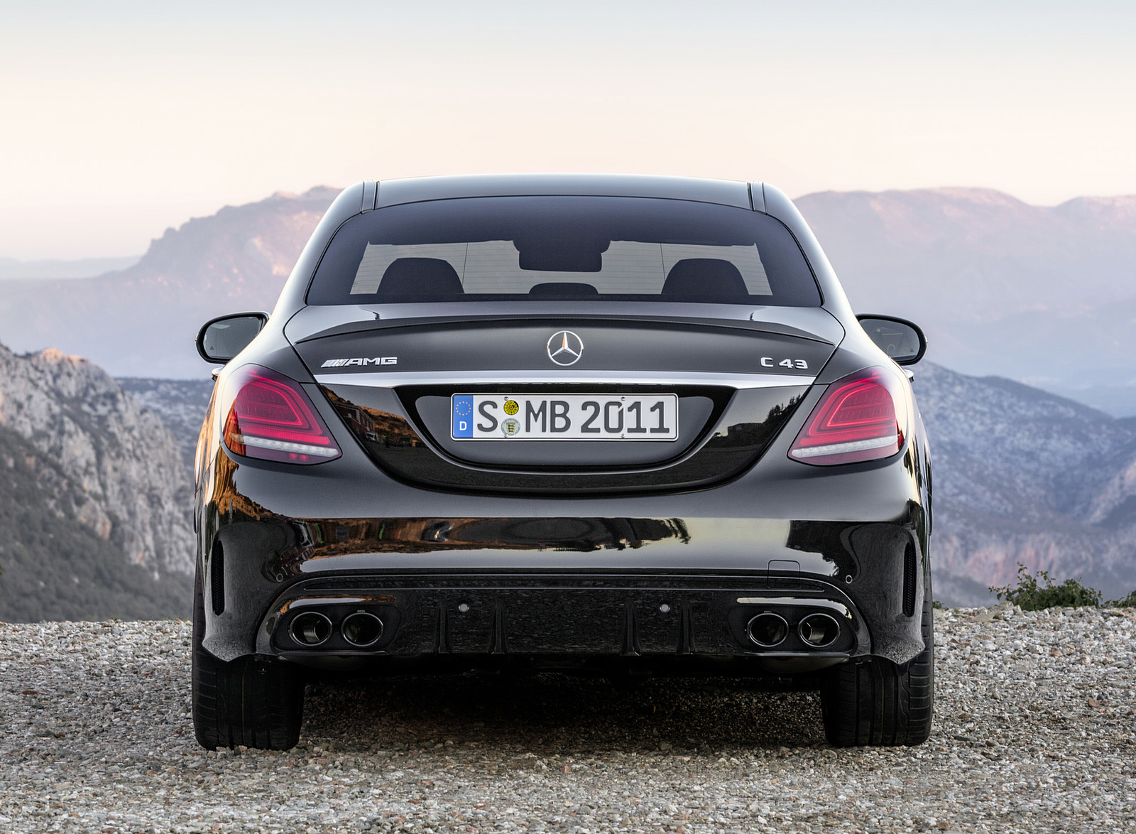 2019 Mercedes-AMG C43 4MATIC (Color: Obsidian Black Metallic) Rear Wallpapers #183 of 191