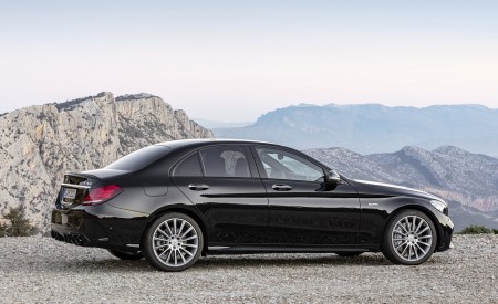 2019 Mercedes-AMG C43 4MATIC (Color: Obsidian Black Metallic) Side Wallpapers 450x275 (185)