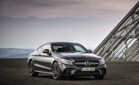 2019 Mercedes-AMG C43 4MATIC Coupe (Color: Graphite Grey Metallic) Front Three-Quarter Wallpapers 450x275 (49)