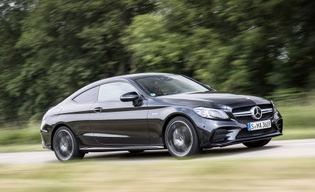 2019 Mercedes-AMG C43 4MATIC Coupe (Color: Graphite Grey Metallic) Front Three-Quarter Wallpapers 450x275 (37)