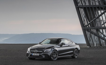 2019 Mercedes-AMG C43 4MATIC Coupe (Color: Graphite Grey Metallic) Front Three-Quarter Wallpapers 450x275 (50)