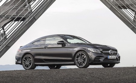 2019 Mercedes-AMG C43 4MATIC Coupe (Color: Graphite Grey Metallic) Front Three-Quarter Wallpapers 450x275 (51)