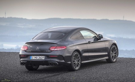 2019 Mercedes-AMG C43 4MATIC Coupe (Color: Graphite Grey Metallic) Rear Three-Quarter Wallpapers 450x275 (53)