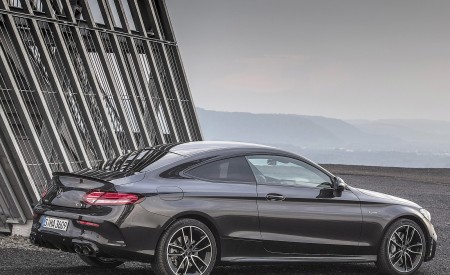 2019 Mercedes-AMG C43 4MATIC Coupe (Color: Graphite Grey Metallic) Rear Three-Quarter Wallpapers 450x275 (55)