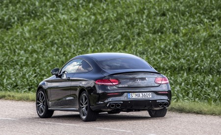 2019 Mercedes-AMG C43 4MATIC Coupe (Color: Graphite Grey Metallic) Rear Three-Quarter Wallpapers 450x275 (35)