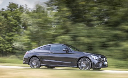 2019 Mercedes-AMG C43 4MATIC Coupe (Color: Graphite Grey Metallic) Side Wallpapers 450x275 (45)