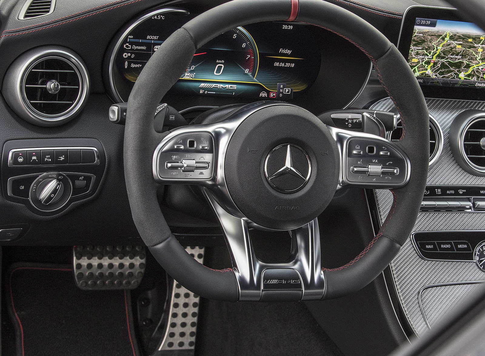 2019 Mercedes-AMG C43 4MATIC Coupe Interior Steering Wheel Wallpapers #66 of 136