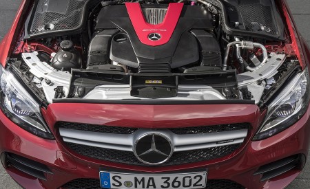 2019 Mercedes-AMG C43 4MATIC Sedan (Color: Hyacinth Red) Engine Wallpapers 450x275 (69)