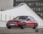 2019 Mercedes-AMG C43 4MATIC Sedan (Color: Hyacinth Red) Front Three-Quarter Wallpapers 150x120 (48)