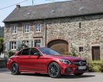 2019 Mercedes-AMG C43 4MATIC Sedan (Color: Hyacinth Red) Front Three-Quarter Wallpapers 150x120 (39)