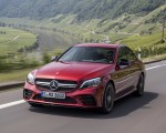 2019 Mercedes-AMG C43 4MATIC Sedan (Color: Hyacinth Red) Front Three-Quarter Wallpapers 150x120