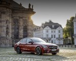 2019 Mercedes-AMG C43 4MATIC Sedan (Color: Hyacinth Red) Front Three-Quarter Wallpapers 150x120 (22)