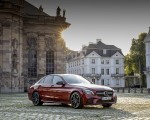 2019 Mercedes-AMG C43 4MATIC Sedan (Color: Hyacinth Red) Front Three-Quarter Wallpapers 150x120