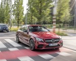 2019 Mercedes-AMG C43 4MATIC Sedan (Color: Hyacinth Red) Front Three-Quarter Wallpapers 150x120