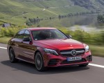 2019 Mercedes-AMG C43 4MATIC Sedan (Color: Hyacinth Red) Front Three-Quarter Wallpapers  150x120 (3)