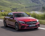 2019 Mercedes-AMG C43 4MATIC Sedan (Color: Hyacinth Red) Front Three-Quarter Wallpapers  150x120