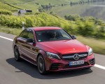 2019 Mercedes-AMG C43 4MATIC Sedan (Color: Hyacinth Red) Front Three-Quarter Wallpapers 150x120 (4)