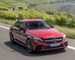 2019 Mercedes-AMG C43 4MATIC Sedan (Color: Hyacinth Red) Front Three-Quarter Wallpapers 150x120