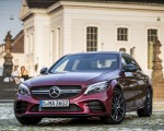 2019 Mercedes-AMG C43 4MATIC Sedan (Color: Hyacinth Red) Front Wallpapers 150x120