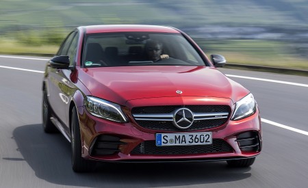 2019 Mercedes-AMG C43 4MATIC Sedan (Color: Hyacinth Red) Front Wallpapers 450x275 (5)