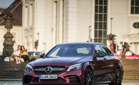 2019 Mercedes-AMG C43 4MATIC Sedan (Color: Hyacinth Red) Front Wallpapers 450x275 (34)