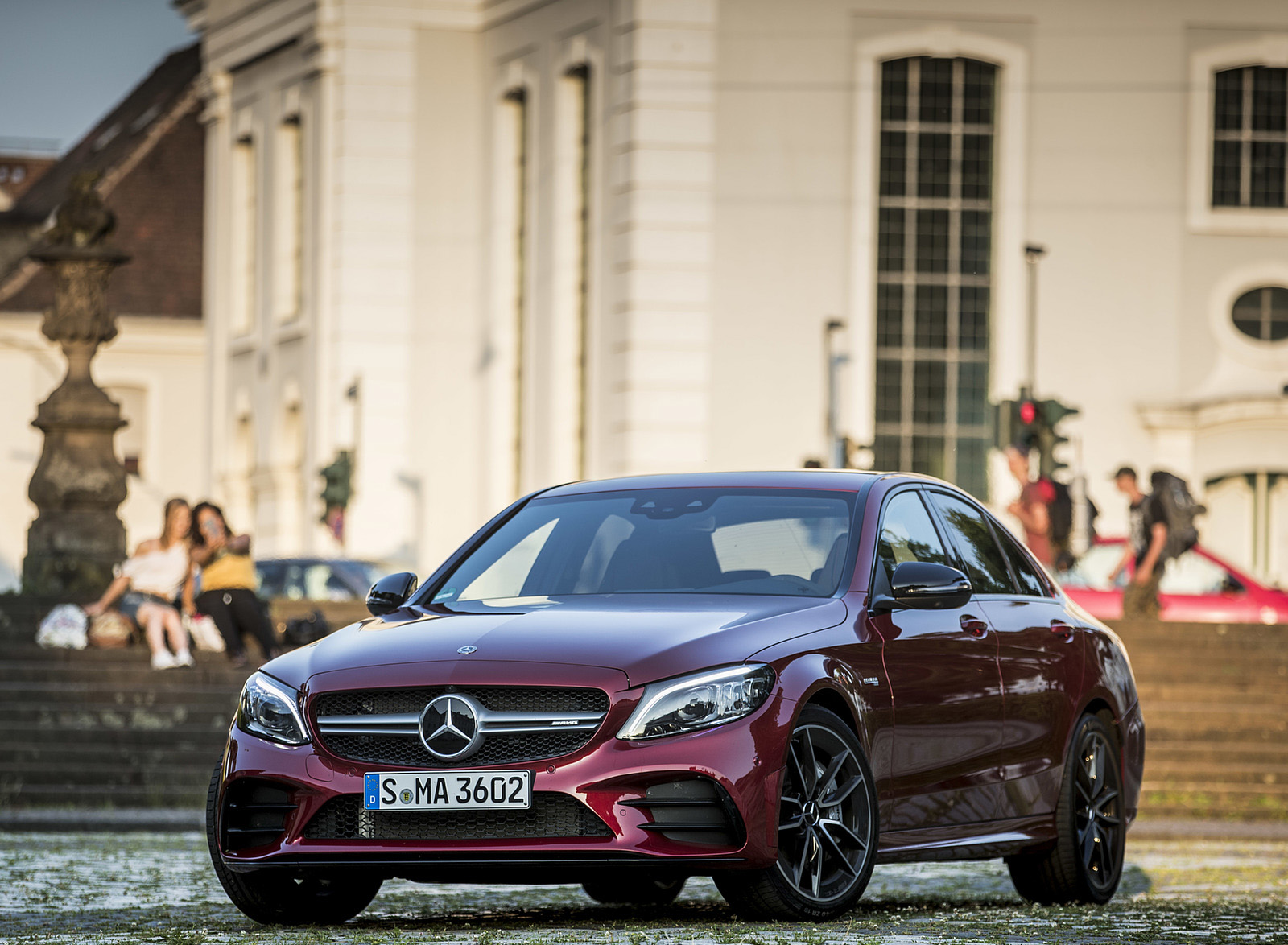 2019 Mercedes-AMG C43 4MATIC Sedan (Color: Hyacinth Red) Front Wallpapers #34 of 191