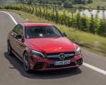 2019 Mercedes-AMG C43 4MATIC Sedan (Color: Hyacinth Red) Front Wallpapers 150x120