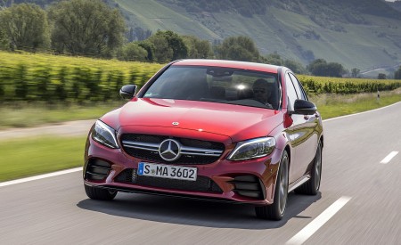 2019 Mercedes-AMG C43 4MATIC Sedan (Color: Hyacinth Red) Front Wallpapers 450x275 (7)