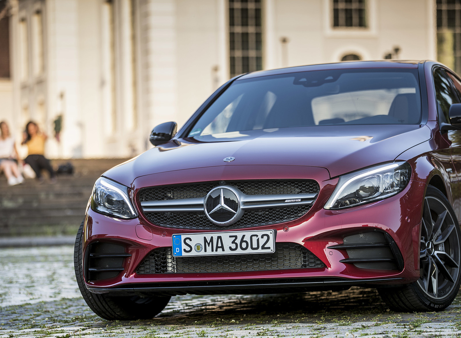 2019 Mercedes-AMG C43 4MATIC Sedan (Color: Hyacinth Red) Front Wallpapers #44 of 191