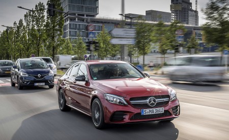 2019 Mercedes-AMG C43 4MATIC Sedan (Color: Hyacinth Red) Front Wallpapers 450x275 (17)