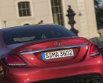 2019 Mercedes-AMG C43 4MATIC Sedan (Color: Hyacinth Red) Rear Wallpapers 150x120