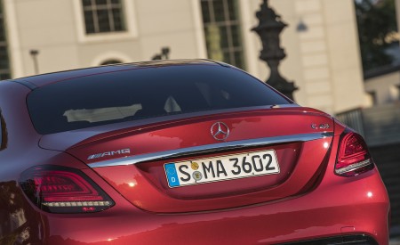 2019 Mercedes-AMG C43 4MATIC Sedan (Color: Hyacinth Red) Rear Wallpapers 450x275 (47)
