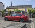 2019 Mercedes-AMG C43 4MATIC Sedan (Color: Hyacinth Red) Side Wallpapers 150x120