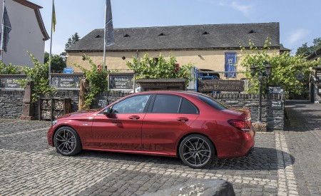 2019 Mercedes-AMG C43 4MATIC Sedan (Color: Hyacinth Red) Side Wallpapers 450x275 (29)