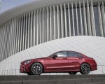 2019 Mercedes-AMG C43 4MATIC Sedan (Color: Hyacinth Red) Side Wallpapers 150x120