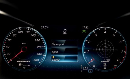 2019 Mercedes-AMG C43 4MATIC Sedan Digital Instrument Cluster Wallpapers 450x275 (84)