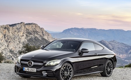 2019 Mercedes-AMG C43 Coupe 4MATIC Night Package Front Three-Quarter Wallpapers 450x275 (13)