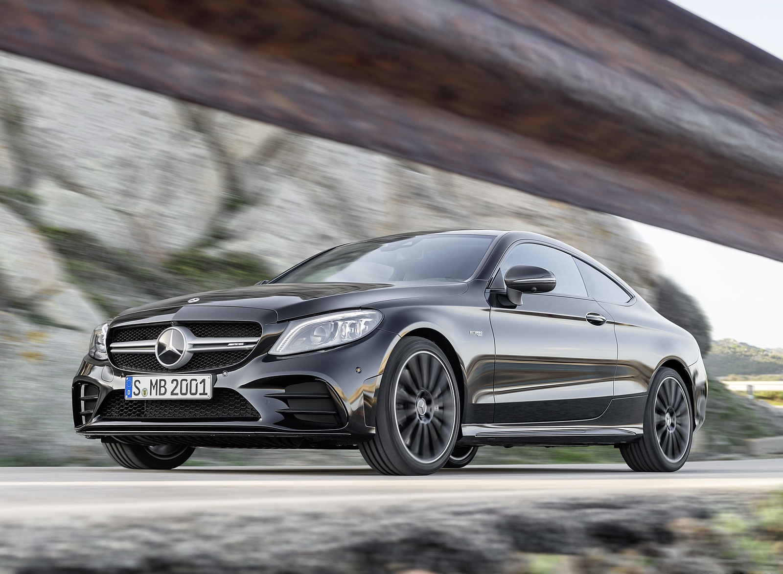 2019 Mercedes-AMG C43 Coupe 4MATIC Night Package Front Three-Quarter Wallpapers (8)