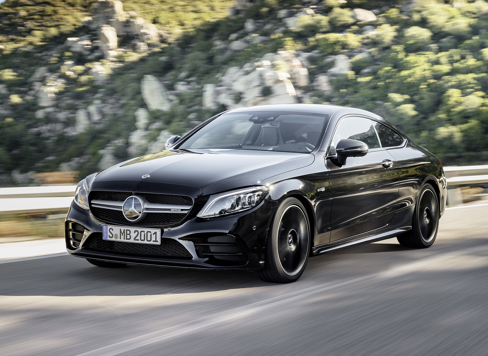 2019 Mercedes-AMG C43 Coupe 4MATIC Night Package Front Three-Quarter Wallpapers (2)