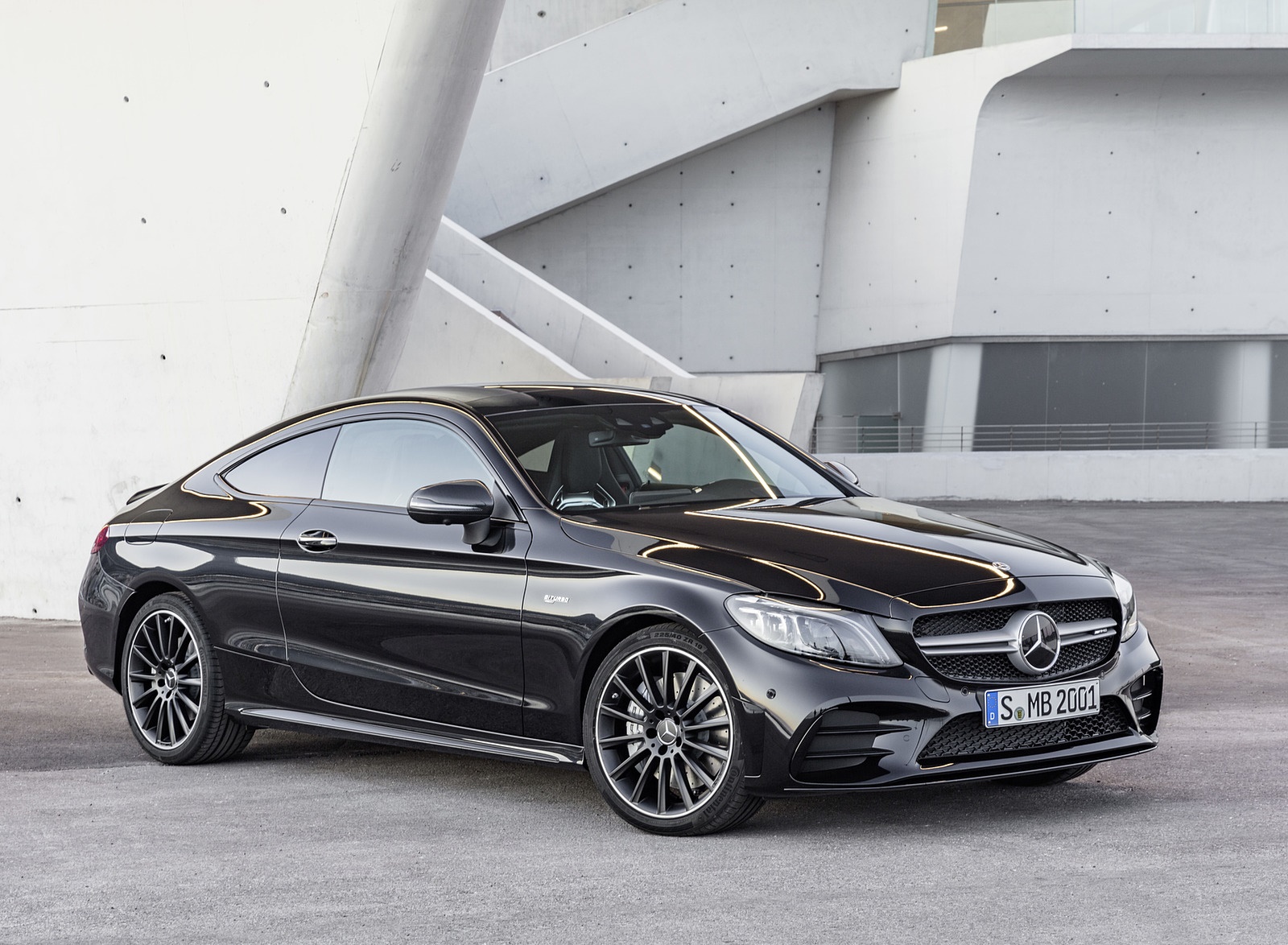 2019 Mercedes-AMG C43 Coupe 4MATIC Night Package Front Three-Quarter Wallpapers #14 of 136