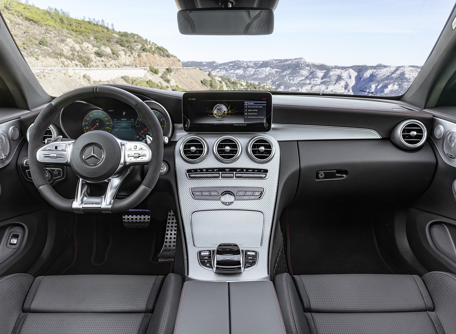 2019 Mercedes-AMG C43 Coupe 4MATIC Night Package Interior Cockpit Wallpapers #31 of 136