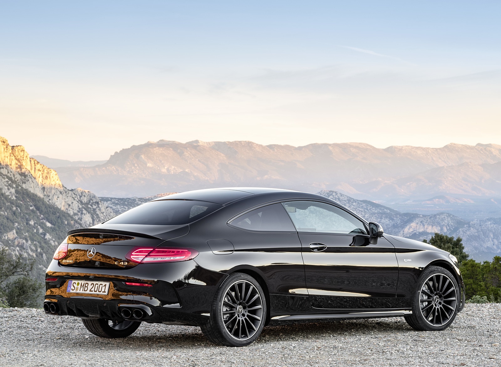 2019 Mercedes-AMG C43 Coupe 4MATIC Night Package Rear Three-Quarter Wallpapers #16 of 136