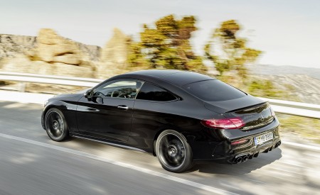 2019 Mercedes-AMG C43 Coupe 4MATIC Night Package Rear Three-Quarter Wallpapers 450x275 (10)