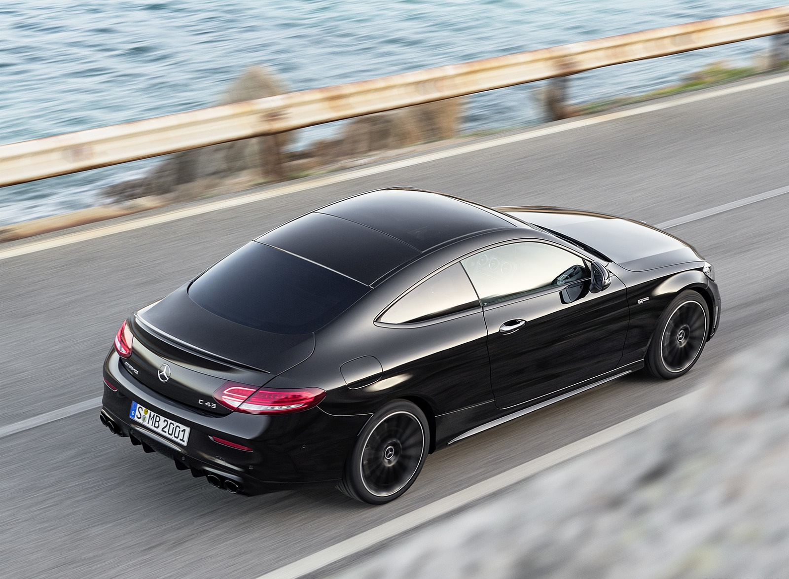 2019 Mercedes-AMG C43 Coupe 4MATIC Night Package Rear Three-Quarter Wallpapers #11 of 136