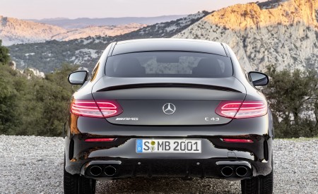 2019 Mercedes-AMG C43 Coupe 4MATIC Night Package Rear Wallpapers 450x275 (18)