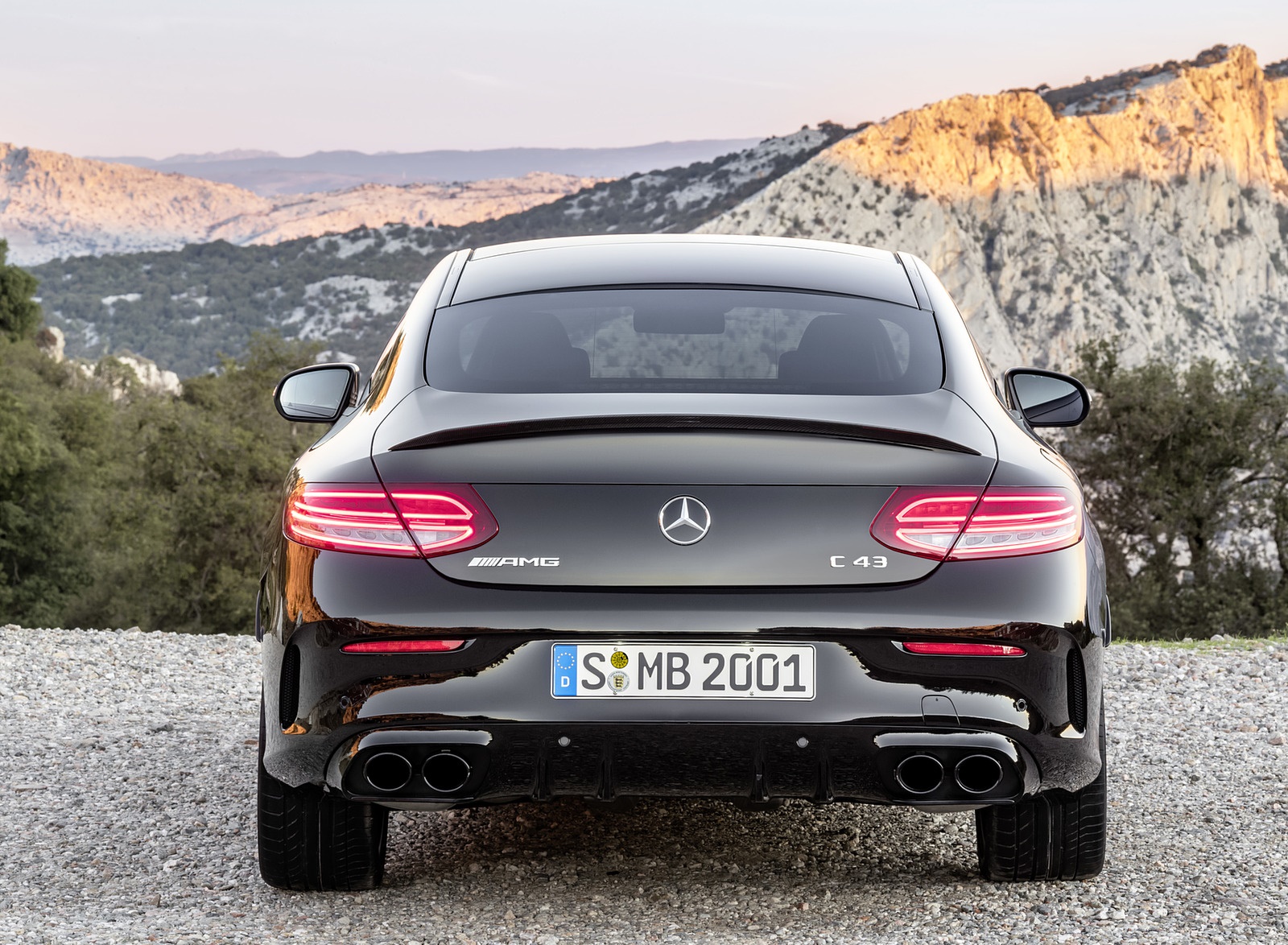 2019 Mercedes-AMG C43 Coupe 4MATIC Night Package Rear Wallpapers #18 of 136