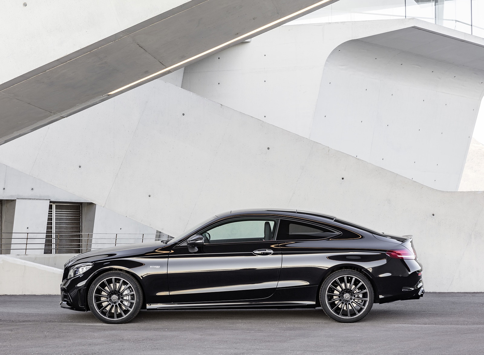 2019 Mercedes-AMG C43 Coupe 4MATIC Night Package Side Wallpapers #19 of 136