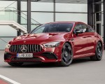 2019 Mercedes-AMG GT 43 4MATIC+ 4-Door Coupé (Color: Jupiter Red) Front Three-Quarter Wallpapers 150x120