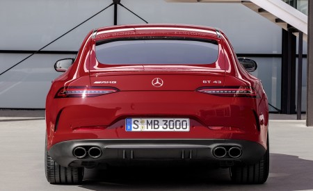 2019 Mercedes-AMG GT 43 4MATIC+ 4-Door Coupé (Color: Jupiter Red) Rear Wallpapers 450x275 (8)