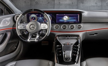 2019 Mercedes-AMG GT 43 4MATIC+ 4-Door Coupé Interior Cockpit Wallpapers 450x275 (14)